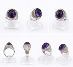 آمیتیست مدل خیاری - تصویر 8